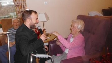 Love is in the air at Ashton-under-Lyne care home